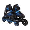 Veera 748 Adjustable Blue Inline Skates with 100 Mm Pu Wheel (Size-L) Unisex 39-43 Euro