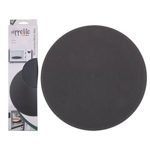 Appetito Microwave Multi Mat 30cm Charcoal