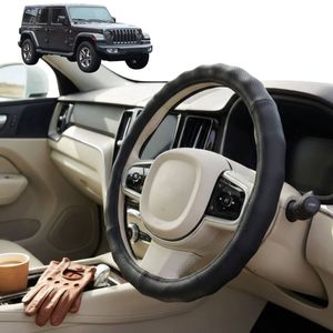 Australian Goose Steering Wheel Cover for Jeep Wrangler 2006 - 2018 (4-Door JK) Circle Black