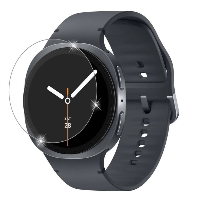 2 Pack MEZON Samsung Galaxy Watch9 (44 mm) Clear Tempered Glass Screen Protectors