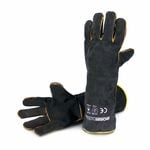 Bossweld 16" Black And Gold Welding Gloves