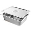 Vevor 8 Pack Hotel Pans with 1/2 Size Anti-Jam Steam Pan for Industrial and Scientific
