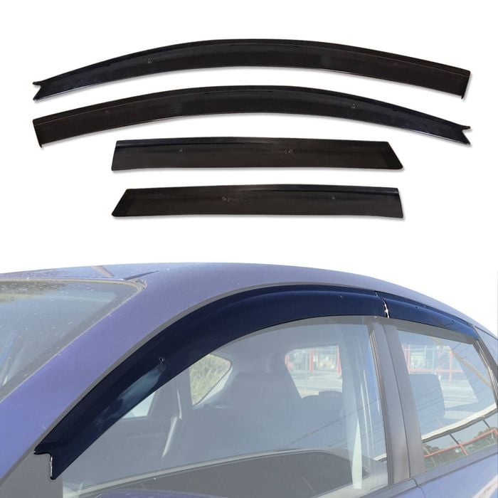 AUSGO Injection Weather Shields For Mazda 3 BK Series Hatch 2004-2009 Weathershields Window Visors Wind Deflectors