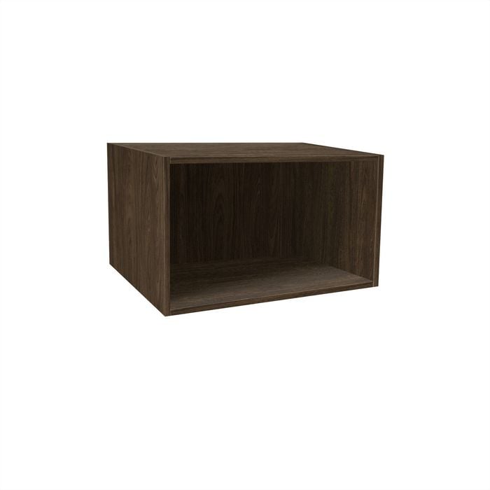 Kaboodle 360x400-499mm Walnut Customisable Microwave Open Shelf