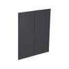 Kaboodle Grey Fig Modern Corner Wall Cabinet Doors - 2 Pack - Modern