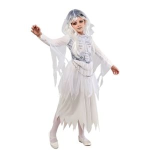 Rubies Ghostly Girl Costume Kids Dress Up Party Cosplay Outfit Size M 9-10y