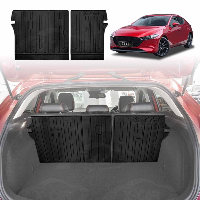 Back Seat Protector For Mazda 3 Hatch Bp Series 2019-onwards All Weather Heavy Duty Car Seat Kick Mats Cover Accessories
