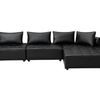 Suellen Sectional Sofa Set PU - Black