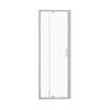 Stein 750 x 1830mm White Windsor Square Shower - Door Only