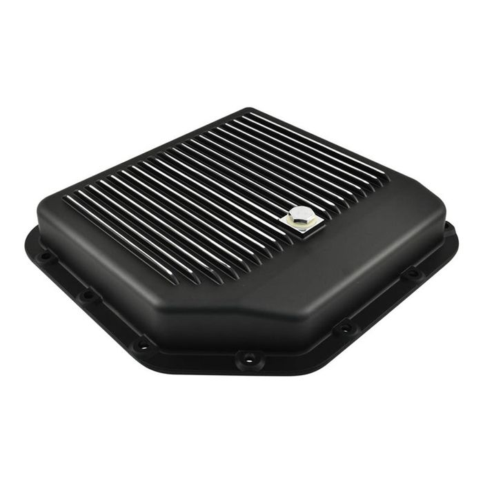 Cal Custom Transmission Pan TH350 Automatic Black Finned Aluminium