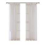 Claremont 295 x 205cm Natural Tahlia Pencil Pleat Sheer