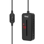 Hygger Aquarium Tiny Titan Water Heater 15W - Black - Black | One size | HG-045-15W