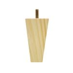 Adoored 125mm Pine Square Tapered Furniture Leg