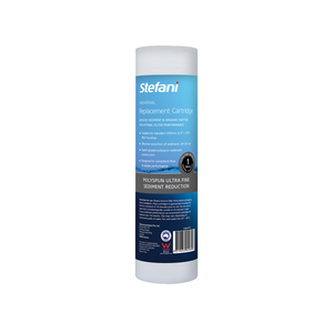 Stefani 1 Micron 2.5 x 10" Polyspun Sediment Replacement Water Filter Cartridge