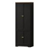 ALFORDSON Buffet Sideboard Cupboard Black 184cm