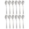 Tondo Stainless Steel Teaspoons - 14cm - 24x Durable Rust Resistant Stainless Steel Dishwasher Safe Flatware Set
