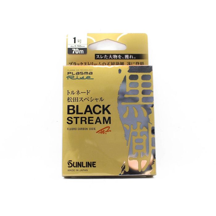 Sunline Black Stream Plasma Ion Fluorocarbon Fishing Leader 4lb (70m)