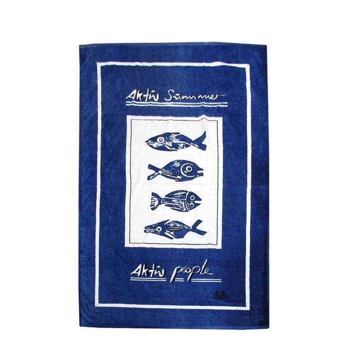 350gsm Aktiv Summer Extra Large Cotton Beach Towel 100 X 175 Cm