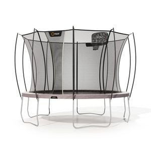 VULY Ultra 2 Large 13ft Trampoline with Enclosure - Round Kids Trampolines Bundle With Basketball Hoop