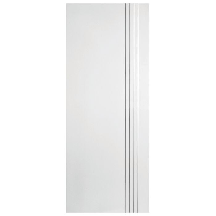 Hume 2040 x 520 x 35mm Wardrobe Door Primed MDF Accent Smartrobe HAG9 - 520mm