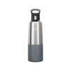 Decathlon - 1L Insulated Stainless Steel Flask 900 With Quick-Release Cap For Hiking - Grey - One Size