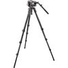 Manfrotto 536 Carbon Fiber Tripod With 509hd Video Head And Padded Carry Bag