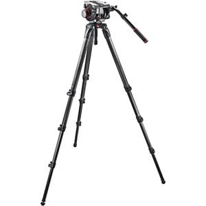 Manfrotto 536 Carbon Fiber Tripod With 509hd Video Head And Padded Carry Bag