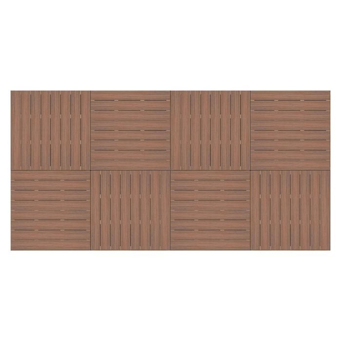 Good Times Decking 110-150 x 2288 x 4576mm Leatherwood Ekodeck 8 Module Kit