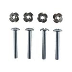Everhang M8 x 60mm Zinc Plated Tee Nut and Bolt - 4 Pack