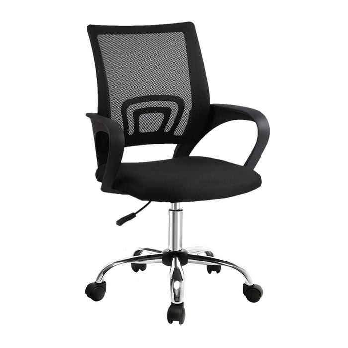 Homfur Mesh Office Chair Mid Back Ergonomic Comfortable Desk Chair For Home Office