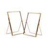 Nicola Spring Metallic Photo Frames - 5" x 7" - Pack of 2