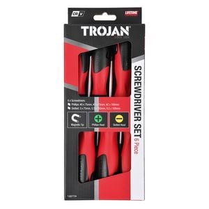 Trojan 6 Piece Boxed Screwdriver Set
