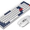 Havit Dual-Mode Wireless 2.4Ghz + Bluetooth Keyboard & Mouse - White