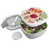 Bentgo All-In-One Round Salad Container Lunch Box 18.3x17.8x10.5cm Grey