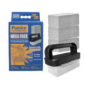 White Magic Pumice Pool & Bbq Stain Eraser Mega Pack 4