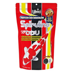 Hikari Spirulina Aggressive Color Enhancing Fish Food - Mini 500gm