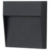 Arlec 4W Black CCT LED Square Exterior Step Light