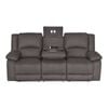 Anderson 3 Seater Fabric Electric Recliner Sofa Lounge Chair Latte Light Grey