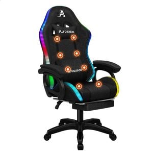 ALFORDSON Gaming Chair Fabric Black