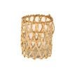 Maine & Crawford 16cm Ida Cane Lantern Glass Insert Candle Holder w/ Handle
