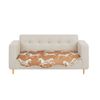 SOGA Sofa Cover Throw Blanket Orange Horse Print 3-Seater 90 x 210cm