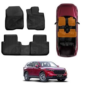 3D Floor Mats for Honda CRV CR-V RS Series 2023-Onwards All Weather TPE  Mats Carpet Liner Set