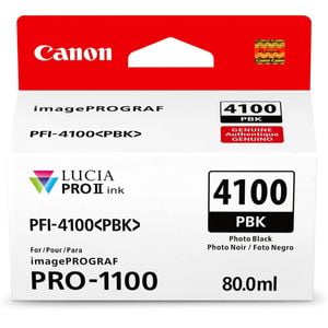Canon PFI-4100PBK Photo Black Ink Cartridge - 80ml