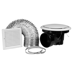 Deflecto Ceiling Exhaust Fan Wall Eave Kit Standard 270m3/hr
