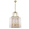 Vencha Brentwood 10 Light Traditional Pendant - Gold