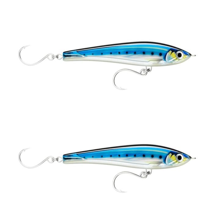 2x Rapala 17cm X Rap Magnum Stick Slow Sink Bait Fishing Lures -HD Blue Sardine