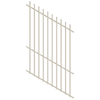 ProtectorAl 0350-1200W x 1800H Surfmist Radiator Pool Fence Panel Raked 16-30º