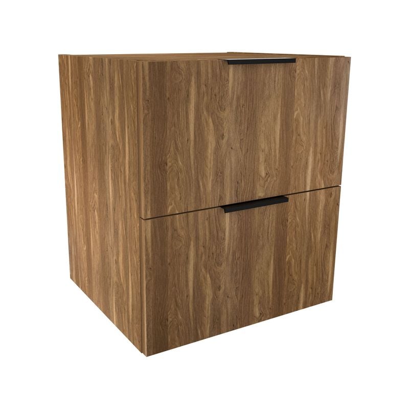 Lugna 512 x 450 x 380mm Cove 2 Drawer Storage Cabinet