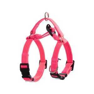 Banhamsisun L Pink Dog Double-Lined Straps Harness Adjustable No Pull
