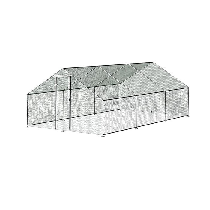 i.Pet Chicken Coop Rabbit Hutch 3x6x2m w/Oxford Canopy